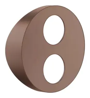 Декоративная накладка Gessi Outdoor L, для кнопок на стойке 63225 и 63229, цвет Copper Brushed PVD