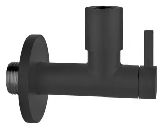 Кран-фильтр под раковину Gessi Technical Accessories, с подводом воды, запорный, цвет Matte Black
