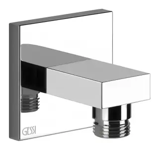 Шланговое подсоединение Gessi Rettangolo, цвет Chrome