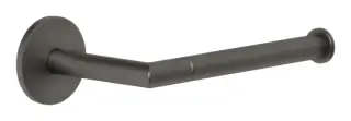 Бумагодержатель Gessi Tondo, настенный, ширина 166 мм, цвет Black Metal Brushed PVD