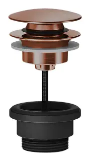Донный клапан Gessi Total Look, автоматический “Stop&Go”, цвет Copper Brushed PVD