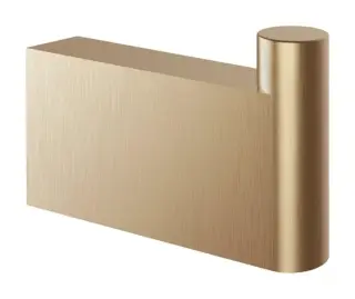 Крючок Gessi Origini, настенный, h46х75 мм, цвет Warm Bronze Br. PVD