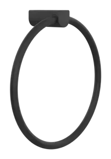 Полотенцедержатель Gessi Rilievo, кольцевой, настенный, Ø222х67 мм, цвет Matte Black