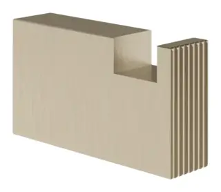 Крючок Gessi Inverso Accessories, настенный, высота 35 мм, цвет Finox Brushed Nickel