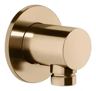 Шланговое подсоединение для душа Gessi Anello, настенное, цвет Warm Bronze PVD