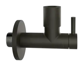 Кран-фильтр под раковину Gessi Technical Accessories, с подводом воды, L-96 мм, запорный, цвет Aged Bronze