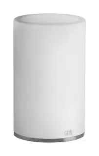 Стакан Gessi316, настольный, цвет White/Steel Brushed