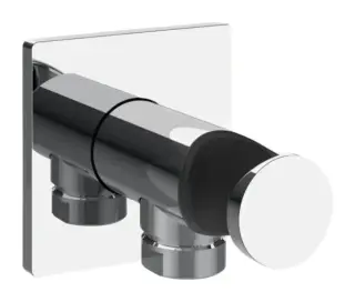 Шланговое подсоединение Gessi Inverso Bath&Shower, со встроенным держателем лейки, Н-60 мм, цвет хром