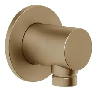 Шланговое подсоединение для душа Gessi Anello, настенное, цвет Warm Bronze Brushed PVD