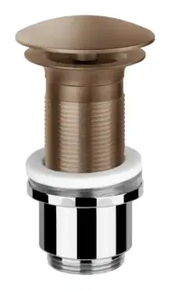 Донный клапан Gessi, автоматический, для раковины без перелива, диаметр крышки 63 мм, цвет Copper Brushed PVD