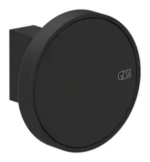 Крючок Gessi Origini, настенный, ø67х50 мм, с отделочной вставкой, цвет Matte Black
