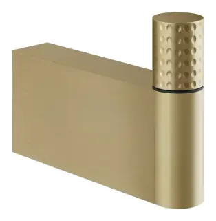 Крючок Gessi Habito Cesello, 15x75x56h мм, настенный, цвет Brushed Brass PVD