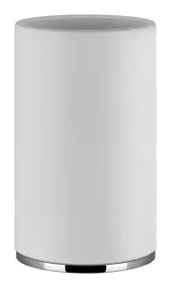 Стакан Gessi Inciso, настольный, ⌀75х127 мм, цвет White/Chrome