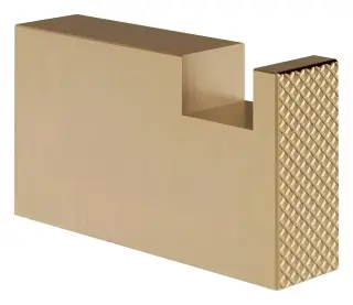Крючок Gessi Inverso, 35hх15x60 мм, настенный, цвет Warm Bronze Brushed PVD