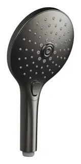 Душевая лейка Gessi Technical Accessories, 3-х позиционная, Ø130 мм, с кнопочным переключателем, цвет Black Metal Brushed PVD