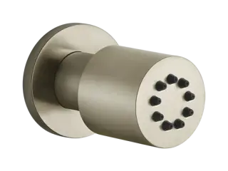 Форсунка Gessi Body Jets, поворотная, боковая, цвет Finox Nickel Brushed