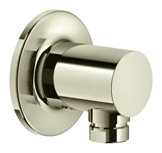 Шланговое подсоединение Gessi Inciso ⌀65 мм, настенное, цвет Nickel PVD