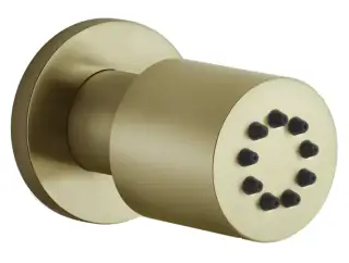 Форсунка Gessi Body Jets, поворотная, боковая, цвет Brushed Brass PVD