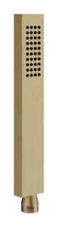 Ручная лейка Gessi Rettangolo, с защитой от известкового налёта, цвет Warm Bronze Brushed PVD