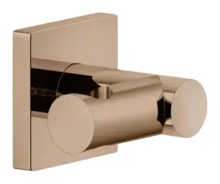 Держатель для душевой лейки Gessi Rilievo, поворотный, ширина 90 мм, цвет Copper PVD