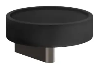 Мыльница Gessi Origini, настенная, цвет Black Metal Brushed PVD