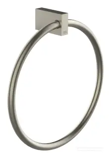 Полотенцедержатель Gessi Rettangolo, кольцевой, настенный, Ø220 мм, цвет Finox Brushed Nickel