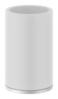 Стакан Gessi Inciso, настольный, ⌀75хh127 мм, цвет Matte White