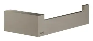 Бумагодержатель Gessi Rettangolo, настенный, вертикальная/горизонтальная установка, цвет Finox Brushed Nickel