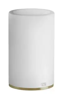 Стакан Gessi 316, настольный, белый композитный материал, цвет Brass Brushed PVD