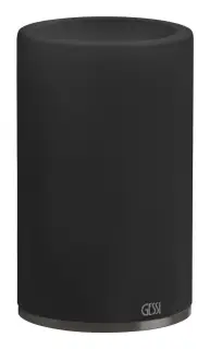 Стакан Gessi316, настольный, цвет Black/Black Metal Brushed PVD