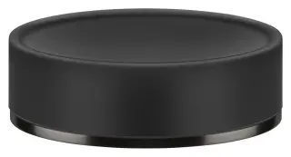 Мыльница Gessi Inciso ⌀115 мм, настольная, цвет Black Metal Brushed PVD