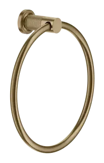 Полотенцедержатель Gessi Inciso, кольцевой, настенный, Ø222х69 мм, цвет Warm Bronze Brushed PVD