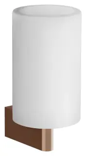 Стакан Gessi Origini, настенный, ⌀75хh160 мм, цвет White/Copper Brushed PVD