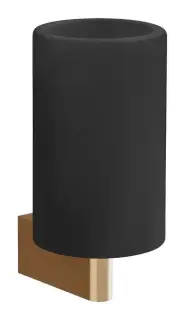 Стакан Gessi Origini, настенный, цвет Black/Warm Bronze Br. PVD