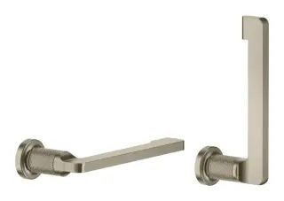 Бумагодержатель Gessi Inciso, настенный, без крышки, цвет Finox Brushed Nickel