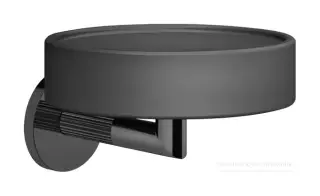 Мыльница Gessi Ingranaggio, настенная, цвет Black Metal Brushe PVD