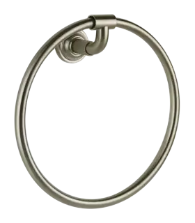 Полотенцедержатель Gessi Venti20, кольцевой, ⌀222 мм, настенный, цвет Finox Brushed Nickel