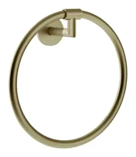 Полотенцедержатель Gessi Anello, настенный, кольцевой, цвет Brushed Brass PVD