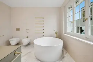 Полотенцедержатель Gessi Anello, настенный, L450 мм, цвет Brass PVD