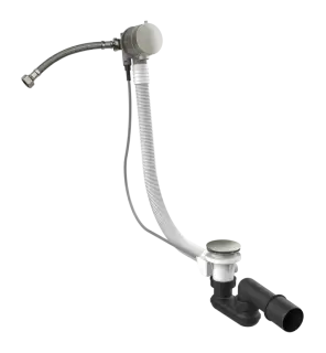 Слив-перелив для ванны Gessi Technical Accessories, h600 мм, с системой наполнения ванны через перелив, цвет Chrome Brushed