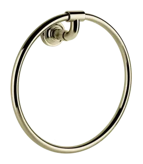 Полотенцедержатель Gessi Venti20, кольцевой, ⌀222 мм, настенный, цвет Brass PVD