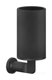 Cтакан Gessi Inciso ⌀75хh176 мм, настенный, цвет Matte Black