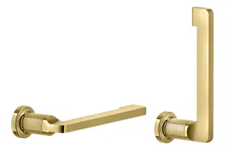 Бумагодержатель Gessi Inciso, настенный, цвет Gold PVD