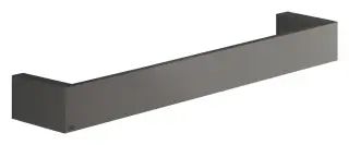 Полотенцедержатель Gessi Rettangolo, 300 мм, настенный, цвет Black Metal Brushed PVD