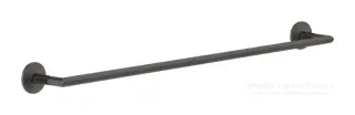Полотенцедержатель Gessi Anello, настенный, 600 мм, цвет Black Metal Brushed PVD
