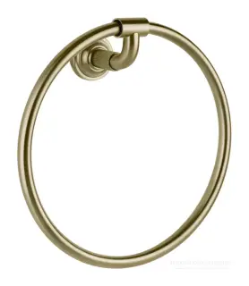 Полотенцедержатель кольцевой Gessi Venti20, ⌀222 мм, настенный, цвет Brushed Brass PVD