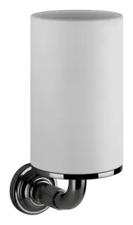 Стакан Gessi Venti20, настенный, цвет White/Black Metal PVD