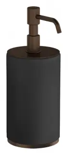 Дозатор для жидкого мыла Gessi Habito, настольный, ø75x97 мм, цвет Dark Bronze