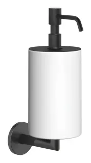 Дозатор для жидкого мыла Gessi Ingranaggio, настенный, цвет White/Matte Black