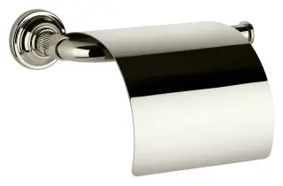 Бумагодержатель Gessi Venti20, с крышкой, цвет Nickel PVD